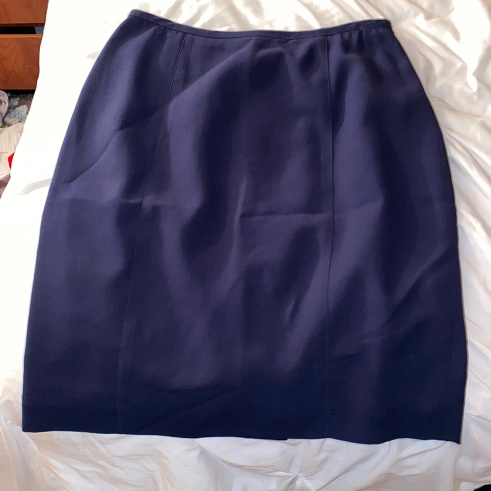 Casual Corner Navy Blue Skirt